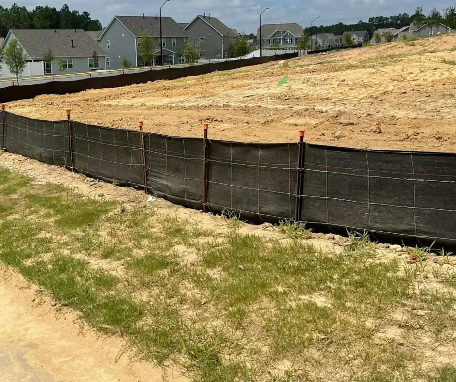 Delcid erosion control and site stabilization project in North Carolina