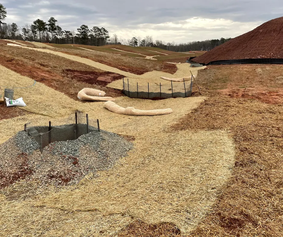 Delcid site stabilization project in North Carolina