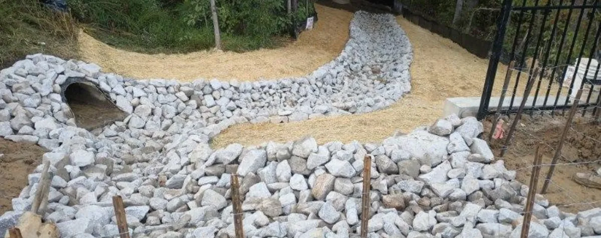 Complementary erosion control services on a North Carolina job site